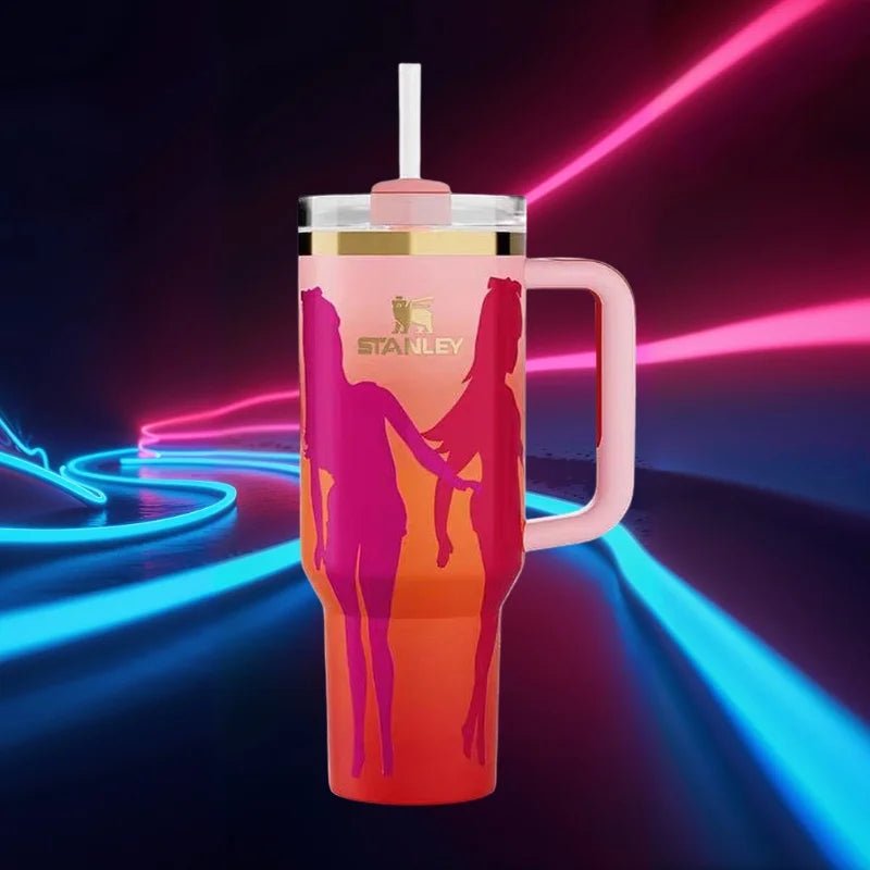 Pink Barbie Stanlay Tumbler | H2.0 Tumbler 1.18L Limited Edition Double Wall Vacuum Insulated - Tumbler Bank