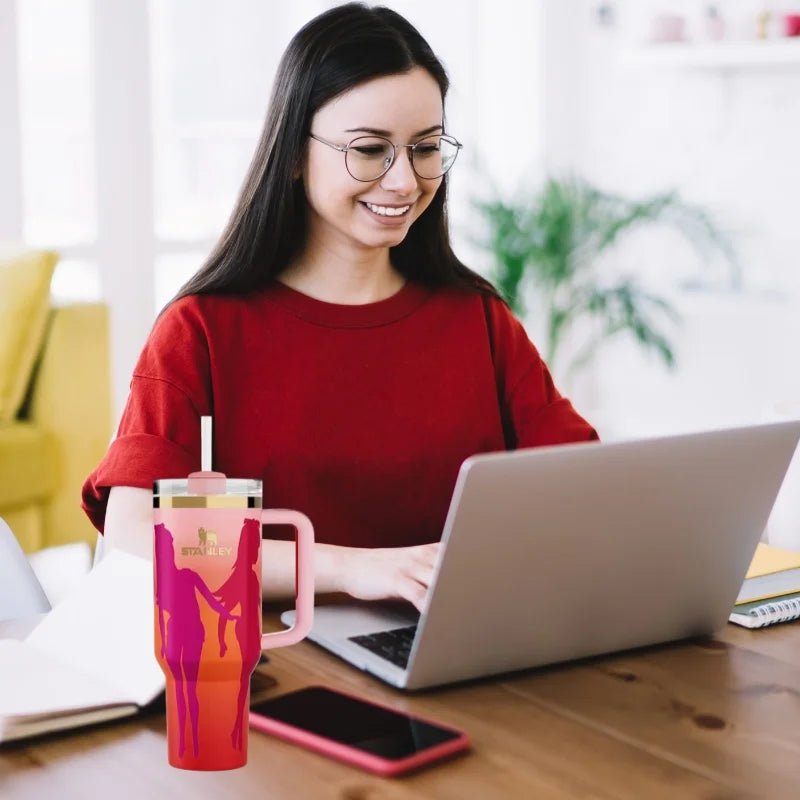 Pink Barbie Stanlay Tumbler | H2.0 Tumbler 1.18L Limited Edition Double Wall Vacuum Insulated - Tumbler Bank