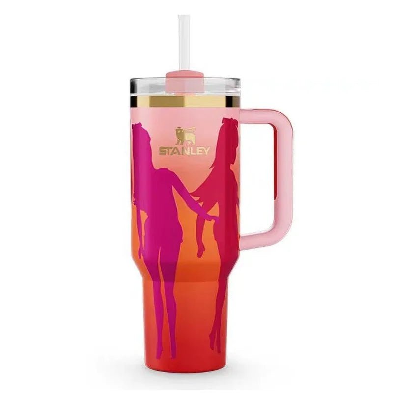 Pink Barbie Stanlay Tumbler | H2.0 Tumbler 1.18L Limited Edition Double Wall Vacuum Insulated - Tumbler Bank