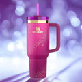Star Pink Stylish Stanley Barbie Tumbler | H2.0 Tumbler 1.18L Limited Edition Double Wall Vacuum Insulated - Tumbler Bank