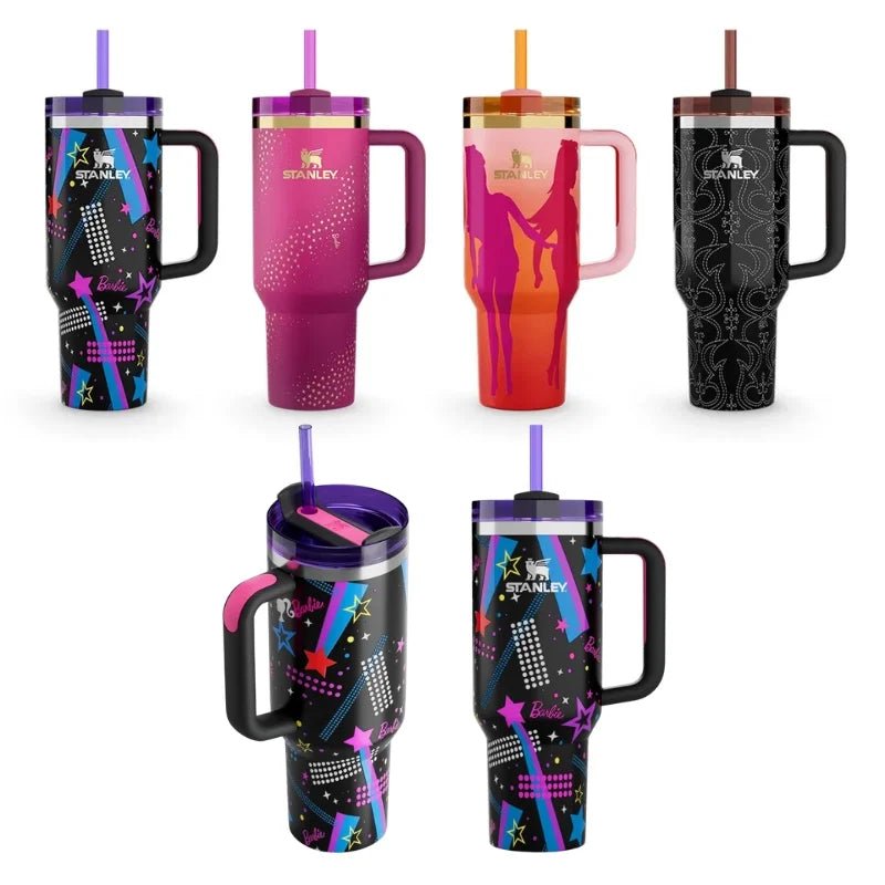 White Barbie Stanlay Tumbler | H2.0 Tumbler 1.18L Limited Edition Double Wall Vacuum Insulated - Tumbler Bank